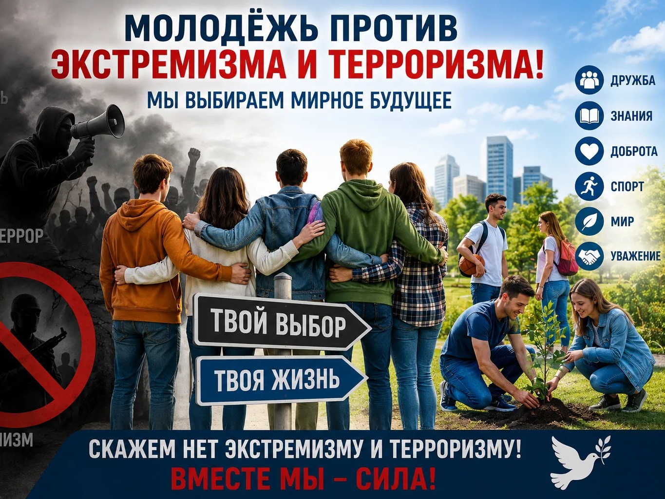 Молодёжь против экстремизма и терроризма!.